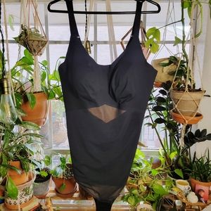 Plus Size Black Cami Bodysuit